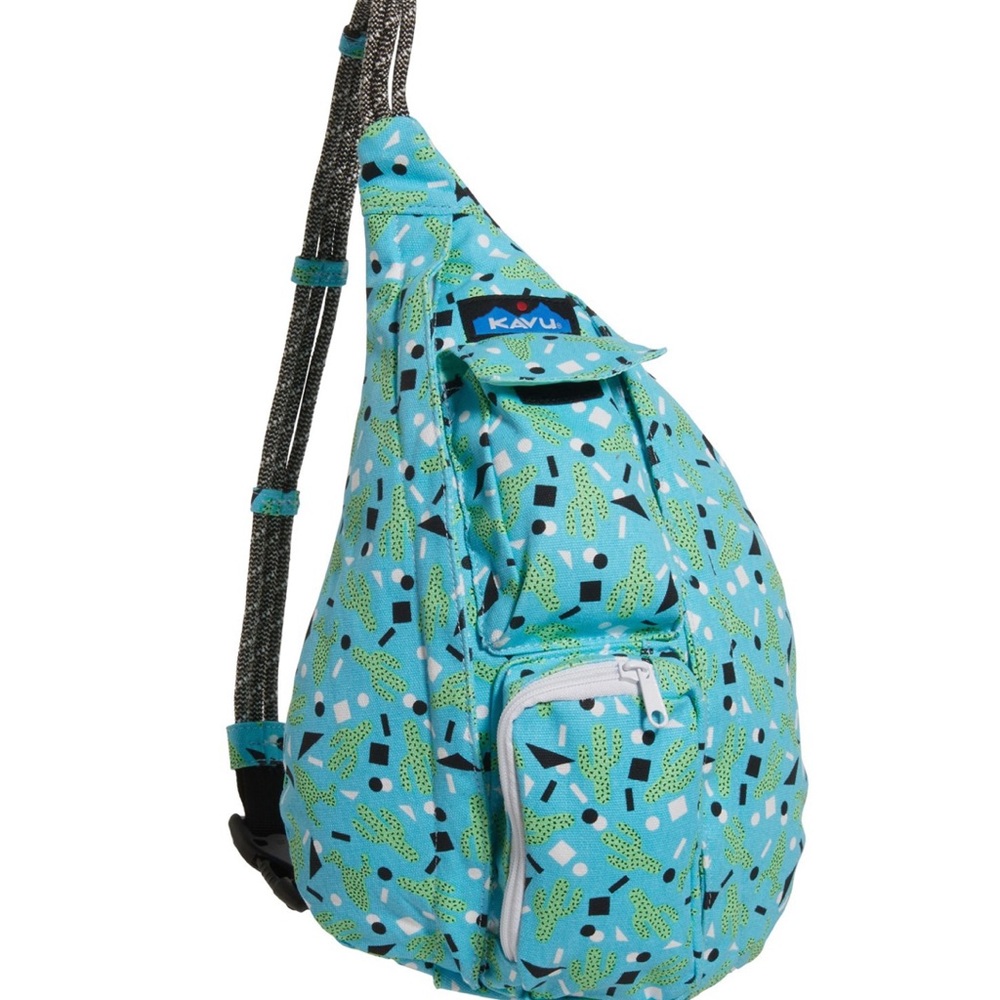 NEW Kavu Mini Rope Bag in Cactus Confetti